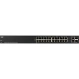 Cisco Small Business SF220-24P Gestito L2 Fast Ethernet (10/100) Supporto Power over Ethernet (PoE) Nero Gestito, L2, Fast Ethernet (10/100), Supporto Power over Ethernet (PoE)