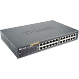 D-Link 24-port 10/100M NWay Desktop - Internal PSU (incl. 19" rack mount kit) Non gestito Non gestito, Full duplex