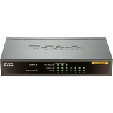 D-Link DES-1008PA switch di rete Non gestito Fast Ethernet (10/100) Supporto Power over Ethernet (PoE) Nero antracite, Non gestito, Fast Ethernet (10/100), Supporto Power over Ethernet (PoE)