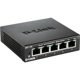 D-Link DES-105 Non gestito L2 Nero, Interruttore Nero, Non gestito, L2, Full duplex
