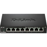 D-Link DES-108 Nero Nero, Full duplex