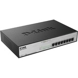 D-Link DGS-1008MP switch di rete Non gestito Gigabit Ethernet (10/100/1000) Supporto Power over Ethernet (PoE) 1U Nero Non gestito, Gigabit Ethernet (10/100/1000), Full duplex, Supporto Power over Ethernet (PoE), Montaggio rack, 1U