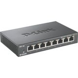 D-Link DGS-108 switch di rete Non gestito L2 Gigabit Ethernet (10/100/1000) Nero Nero, Non gestito, L2, Gigabit Ethernet (10/100/1000), Full duplex