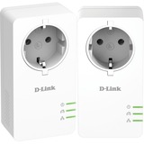 D-Link DHP-P601AV/E adattatore di rete PowerLine 1000 Mbit/s Collegamento ethernet LAN Bianco 2 pz, PowerLAN bianco, 1000 Mbit/s, IEEE 802.3, IEEE 802.3u, Gigabit Ethernet, 10,100,1000 Mbit/s, 128-bit AES, 3,7 W