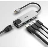D-Link DUB-M520 replicatore di porte e docking station per laptop Cablato Thunderbolt 3 Alluminio, Hub USB argento, Cablato, Thunderbolt 3, 60 W, 10,100,1000 Mbit/s, IEEE 802.3, IEEE 802.3ab, IEEE 802.3az, IEEE 802.3u, IEEE 802.3x, Alluminio