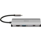 D-Link DUB-M810 replicatore di porte e docking station per notebook Cablato USB 3.2 Gen 1 (3.1 Gen 1) Type-C Argento grigio, Cablato, USB 3.2 Gen 1 (3.1 Gen 1) Type-C, 100 W, IEEE 802.3, IEEE 802.3ab, IEEE 802.3u, IEEE 802.3x, Argento, MicroSD (TransFlash), SD, SDHC, SDXC