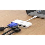 D-Link DUB-V310 replicatore di porte e docking station per laptop Cablato USB 3.2 Gen 1 (3.1 Gen 1) Type-C Bianco, Adattatore bianco, Cablato, USB 3.2 Gen 1 (3.1 Gen 1) Type-C, Bianco, CE, FCC, IC, RCM, dC, 0.04 A