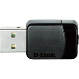 D-Link DWA-171 scheda di rete e adattatore WLAN 433 Mbit/s Nero, Wireless, USB, WLAN, Wi-Fi 5 (802.11ac), 433 Mbit/s, Nero