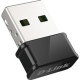 D-Link DWA-181 scheda di rete e adattatore WLAN, Adattatore Wi-Fi Wireless, USB, WLAN, Wi-Fi 5 (802.11ac), Nero