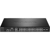 D-Link DXS-3400-24TC switch di rete Gestito L3 Gigabit Ethernet (10/100/1000) 1U Nero Gestito, L3, Gigabit Ethernet (10/100/1000), Full duplex, Montaggio rack, 1U