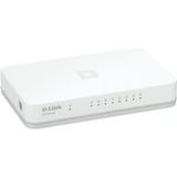 D-Link GO-SW-8G/E switch di rete Non gestito Gigabit Ethernet (10/100/1000) Bianco bianco/grigio, Non gestito, Gigabit Ethernet (10/100/1000), Full duplex