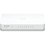 D-Link GO-SW-8G/E switch di rete Non gestito Gigabit Ethernet (10/100/1000) Bianco bianco/grigio, Non gestito, Gigabit Ethernet (10/100/1000), Full duplex