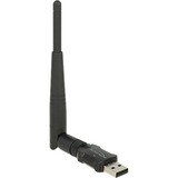 DeLOCK 12462 scheda di rete e adattatore WLAN 433 Mbit/s Nero, Wireless, USB, WLAN, Wi-Fi 5 (802.11ac), 433 Mbit/s, Nero