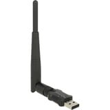 DeLOCK 12462 scheda di rete e adattatore WLAN 433 Mbit/s, Adattatore Wi-Fi Nero, Wireless, USB, WLAN, Wi-Fi 5 (802.11ac), 433 Mbit/s, Nero