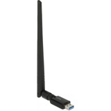 DeLOCK 12535 scheda di rete e adattatore RF Wireless, Antenna Nero, Wireless, USB, RF Wireless, Wi-Fi 5 (802.11ac), Nero