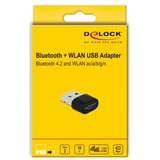 DeLOCK 61000 scheda di rete e adattatore WLAN 433 Mbit/s Con cavo e senza cavo, USB, WLAN, 433 Mbit/s, Nero