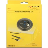 DeLOCK 62868 hub di interfaccia USB 3.2 Gen 1 (3.1 Gen 1) Type-A 5000 Mbit/s Nero USB 3.2 Gen 1 (3.1 Gen 1) Type-A, USB 3.2 Gen 1 (3.1 Gen 1) Type-A, 5000 Mbit/s, Nero, 0,95 m, USB