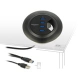 DeLOCK 62868 hub di interfaccia USB 3.2 Gen 1 (3.1 Gen 1) Type-A 5000 Mbit/s Nero, Hub USB USB 3.2 Gen 1 (3.1 Gen 1) Type-A, USB 3.2 Gen 1 (3.1 Gen 1) Type-A, 5000 Mbit/s, Nero, 0,95 m, USB