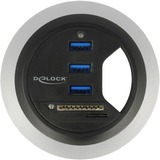 DeLOCK 62869 hub di interfaccia USB 3.2 Gen 1 (3.1 Gen 1) Type-A 5000 Mbit/s Nero USB 3.2 Gen 1 (3.1 Gen 1) Type-A, USB 3.2 Gen 1 (3.1 Gen 1) Type-A, 5000 Mbit/s, Nero, 0,95 m, USB