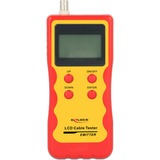 DeLOCK 86108 tester per cavo di rete Giallo, Rosso rosso, 9 V, 80 mm, 32 mm, 185 mm, 1 pz