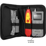 DeLOCK 86109 tester per cavo di rete Rosso, Giallo, Tester per cavi rosso, 9 V, 46 mm, 218 mm, 29 mm