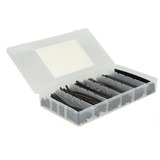 DeLOCK 86271 isolamento dei cavi Nero 100 pezzo(i), Tubazione degli strizzacervelli di calore Nero, Nero, 100 pezzo(i)