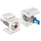 DeLOCK 86433 cavo di collegamento Keystone LED Blu, Rosso, Acciaio inossidabile, Bianco bianco, Keystone LED, Blu, Rosso, Acciaio inossidabile, Bianco, 6 DC, 3 A, 16,3 mm, 27,3 mm