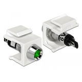 DeLOCK 86448 cavo di collegamento Keystone LED Nero, Verde, Acciaio inossidabile, Bianco bianco, Keystone LED, Nero, Verde, Acciaio inossidabile, Bianco, 6 DC, 3 A, 16,3 mm, 29 mm