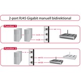 DeLOCK 87673 hub di interfaccia 1000 Mbit/s Nero, Grigio grigio/Nero, RJ-45, 1000 Mbit/s, Nero, Grigio, Plastica, 68 mm, 112 mm