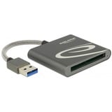 DeLOCK 91525 lettore di schede USB 3.2 Gen 1 (3.1 Gen 1) Grigio antracite, XQD, Grigio, 480 Mbit/s, Alluminio, • Mac OS 10.9 or above • Windows 7 32-bit • Windows 7 64-bit • Windows 8.1 32-bit •..., USB 3.2 Gen 1 (3.1 Gen 1)