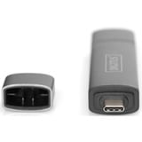 Digitus Dual Card Reader Hub USB-C™ / USB 3.0, OTG grigio, OTG, MicroSD (TransFlash), SD, Alluminio, 5000 Mbit/s, Alluminio, CE, USB 3.2 Gen 1 (3.1 Gen 1) Type-A/Type-C