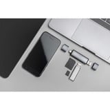 Digitus Dual Card Reader Hub USB-C™ / USB 3.0, OTG, Lettore di schede grigio, OTG, MicroSD (TransFlash), SD, Alluminio, 5000 Mbit/s, Alluminio, CE, USB 3.2 Gen 1 (3.1 Gen 1) Type-A/Type-C