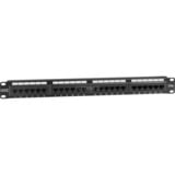 Digitus Pannello patch CAT 5e, Patch Panel Nero, RJ-45, Cat5e, Nero, 515 mm, 60 mm, 654 g, Vendita al dettaglio