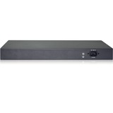 Digitus Switch Fast Ethernet PoE a 24 porte, Interruttore Nero, Non gestito, Fast Ethernet (10/100), Supporto Power over Ethernet (PoE), Montaggio rack, 1U