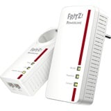 FRITZ! FRITZ!Powerline 1260E WLAN Set, PowerLAN Powerline 1260E WLAN Set, 1200 Mbit/s, IEEE 802.11a, IEEE 802.11b, IEEE 802.11g, IEEE 802.11h, IEEE 802.11i, Tipo F, Gigabit Ethernet, 10,100,1000 Mbit/s, 10BASE-T, 100BASE-T, 1000BASE-T