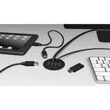 ICY BOX IB-HUB1403 USB 3.2 Gen 1 (3.1 Gen 1) Type-A 5000 Mbit/s Nero, Hub USB Nero, USB 3.2 Gen 1 (3.1 Gen 1) Type-A, USB 3.2 Gen 1 (3.1 Gen 1) Type-A, 5000 Mbit/s, Nero, Plastica, Potenza