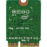 Intel® Wireless-AC 9560 Interno WLAN / Bluetooth 1730 Mbit/s, Adattatore Wi-Fi Interno, Wireless, M.2, WLAN / Bluetooth, 1730 Mbit/s, Verde, Grigio, Bulk
