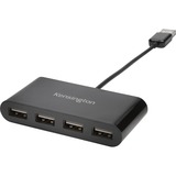 Kensington Hub a 4 porte USB 2.0, Hub USB Nero, USB 2.0, USB 2.0, 480 Mbit/s, Nero, macOS 10.6 or above; Windows XP or above, 1 pz