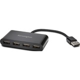 Kensington Hub a 4 porte USB 3.0 UH4000 - Nero Nero, USB 3.2 Gen 1 (3.1 Gen 1) Type-A, USB 3.2 Gen 1 (3.1 Gen 1) Type-A, 5000 Mbit/s, Nero, Windows 7, Windows 8, Windows 8.1, Windows Vista, Windows XP, Mac OS X 10.6 Snow Leopard