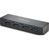 Kensington Hub a 4 porte USB 3.0 con funzionalità di ricarica UH4000C, Hub USB USB 3.2 Gen 1 (3.1 Gen 1) Micro-B, USB 3.2 Gen 1 (3.1 Gen 1) Type-A, 5000 Mbit/s, Nero, Apple iPad 4, iPad Air, iPad mini, Windows 7, Windows 7 Enterprise, Windows 7 Enterprise x64, Windows 7 Home Basic, Windows 7 Home...