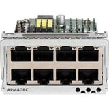 Netgear APM408C modulo del commutatore di rete Gigabit Ethernet, Modulo di estensione Gigabit Ethernet, 100,1000,2500,5000,10000 Mbit/s, Netgear M4300, 370 g