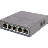 Netgear GS105E-200PES switch di rete Gestito L2/L3 Gigabit Ethernet (10/100/1000) Grigio grigio, Gestito, L2/L3, Gigabit Ethernet (10/100/1000), Full duplex