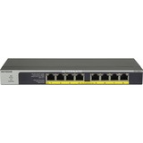 Netgear GS108LP Non gestito Gigabit Ethernet (10/100/1000) Supporto Power over Ethernet (PoE) 1U Nero, Grigio Non gestito, Gigabit Ethernet (10/100/1000), Supporto Power over Ethernet (PoE), Montaggio rack, 1U, Montabile a parete