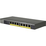 Netgear GS108LP Non gestito Gigabit Ethernet (10/100/1000) Supporto Power over Ethernet (PoE) 1U Nero, Grigio Non gestito, Gigabit Ethernet (10/100/1000), Supporto Power over Ethernet (PoE), Montaggio rack, 1U, Montabile a parete