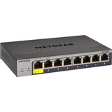 Netgear GS108Tv3 Gestito L2 Gigabit Ethernet (10/100/1000) Grigio Gestito, L2, Gigabit Ethernet (10/100/1000), Full duplex, Vendita al dettaglio