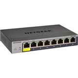 Netgear GS108Tv3 Gestito L2 Gigabit Ethernet (10/100/1000) Grigio, Interruttore Gestito, L2, Gigabit Ethernet (10/100/1000), Full duplex, Vendita al dettaglio