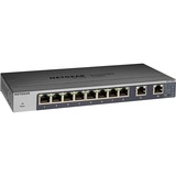 Netgear GS110MX Non gestito 10G Ethernet (100/1000/10000) Nero Non gestito, 10G Ethernet (100/1000/10000), Montaggio rack