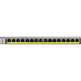 Netgear GS116PP Non gestito Gigabit Ethernet (10/100/1000) Supporto Power over Ethernet (PoE) Nero, Interruttore Non gestito, Gigabit Ethernet (10/100/1000), Supporto Power over Ethernet (PoE), Montaggio rack