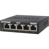 Netgear GS305 Non gestito L2 Gigabit Ethernet (10/100/1000) Nero Nero, Non gestito, L2, Gigabit Ethernet (10/100/1000), Montabile a parete