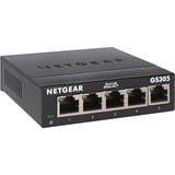 Netgear GS305 Non gestito L2 Gigabit Ethernet (10/100/1000) Nero, Interruttore Nero, Non gestito, L2, Gigabit Ethernet (10/100/1000), Montabile a parete